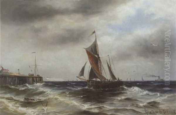 Marine by Gustave de Breanski