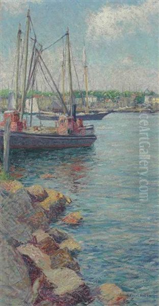 Rocky Neck, Gloucester Oil Painting by John Leslie Breck