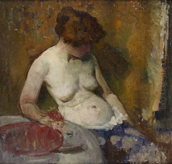 Nude Study Oil Painting by Hugh Henry Breckenridge