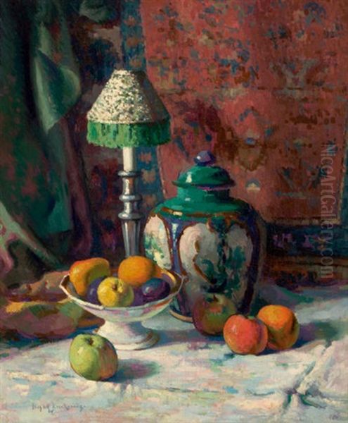 Oriental Jar Oil Painting by Hugh Henry Breckenridge