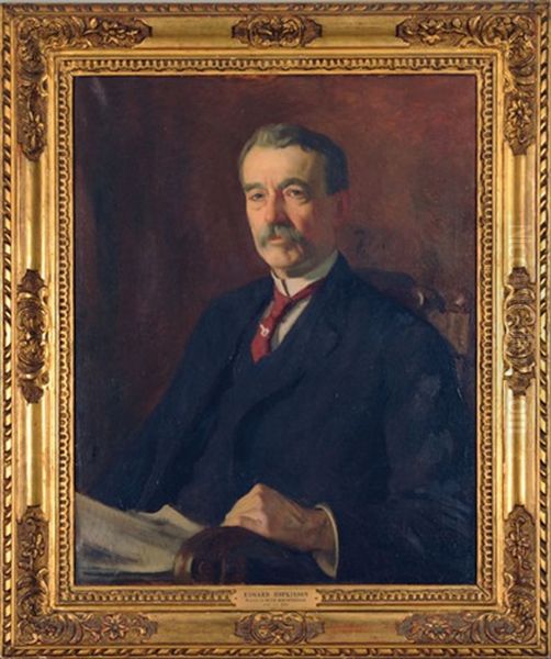 Portrait Of Edward Hopkinson Oil Painting by Hugh Henry Breckenridge