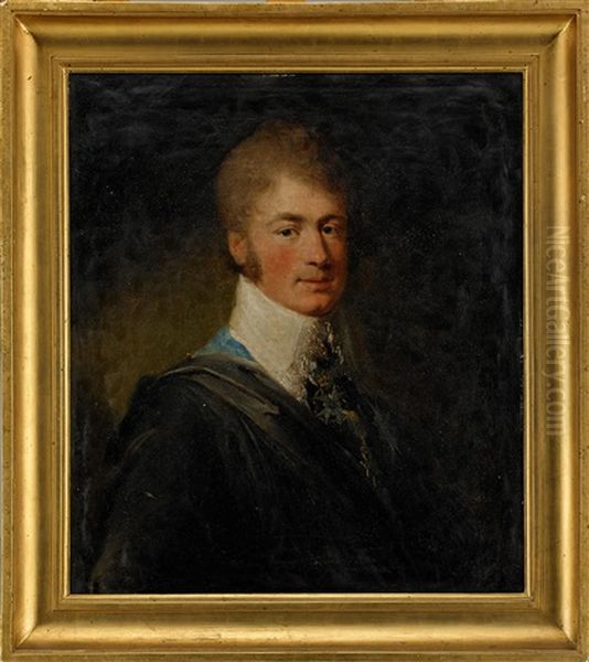 Portratt Av Generallojtnanten, Kammarherren, Greve Gustaf Fredrik Morner Af Morlanda Oil Painting by Carl Fredrik van Breda