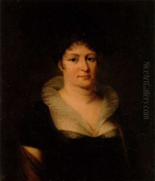 Louise Ramsay Oil Painting by Carl Fredrik van Breda