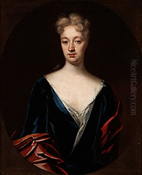 Anna Christina Wellingk Oil Painting by Lucas van Breda