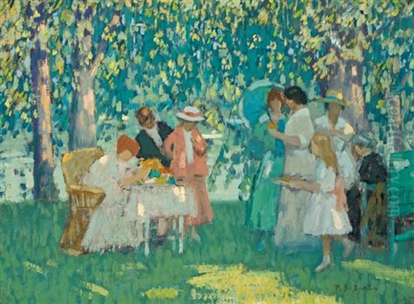 In June Oil Painting by Rae Sloan Bredin