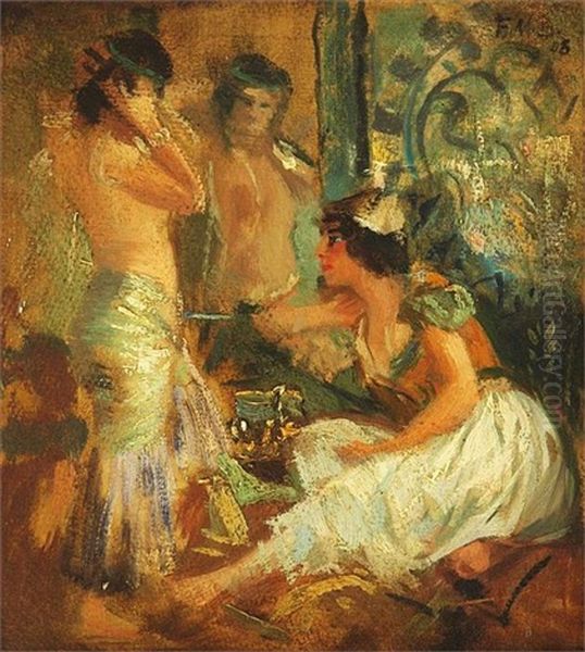 Bredt, Ferdinand Max Oil Painting by Ferdinand Max Bredt