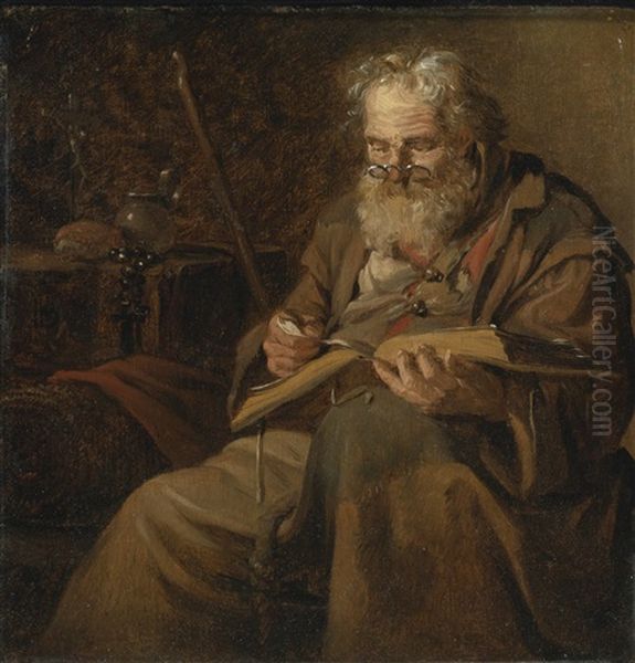 The Apostle Thomas Oil Painting by Bartholomeus Breenbergh