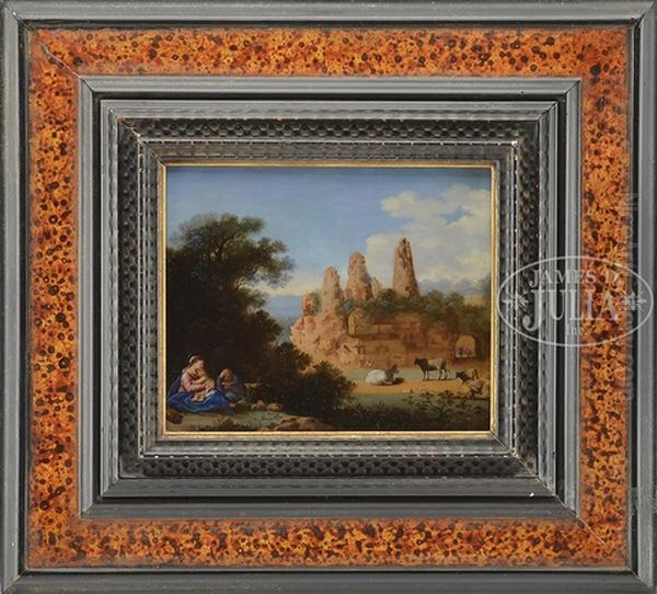 Flight Into Egypt Oil Painting by Bartholomeus Breenbergh