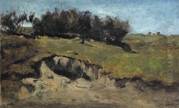 A Dune Landscape, Drenthe Oil Painting by George Hendrik Breitner