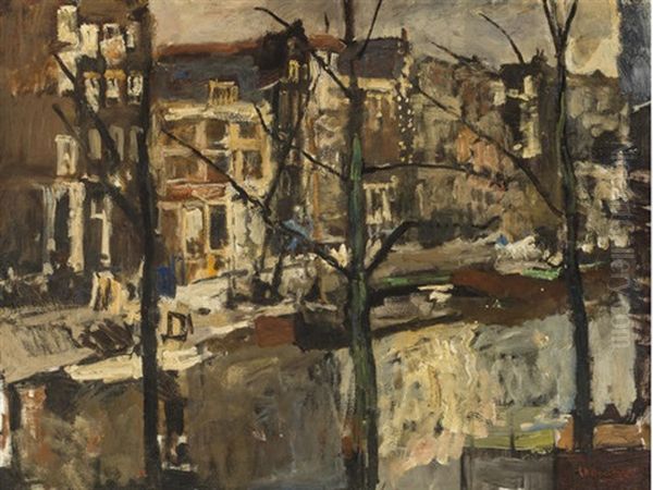 The Singel, Amsterdam Oil Painting by George Hendrik Breitner