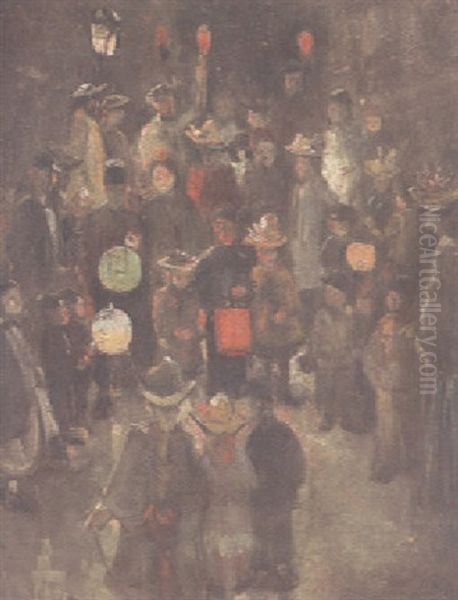 Fete Nocturne, Amsterdam by George Hendrik Breitner