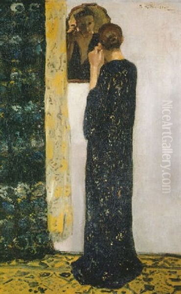 Het Oorringetje Oil Painting by George Hendrik Breitner