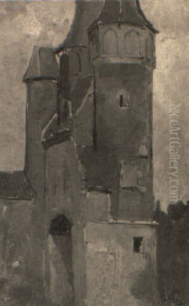 A Study For A Castle by George Hendrik Breitner