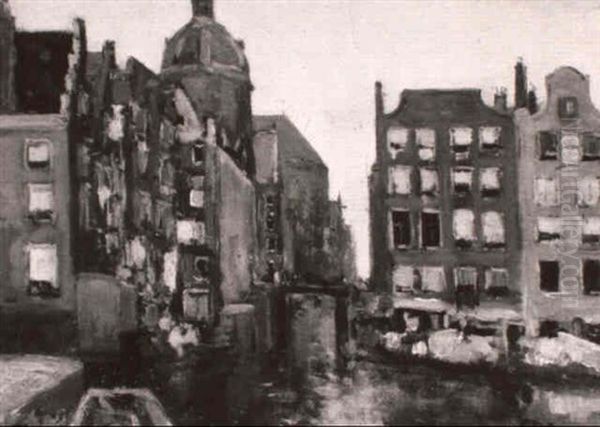 Het Kolkje Oil Painting by George Hendrik Breitner