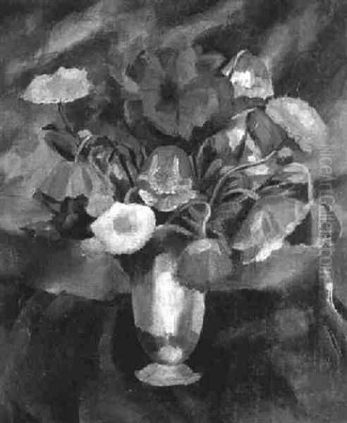 Blumenstilleben Oil Painting by Georg Breitwieser