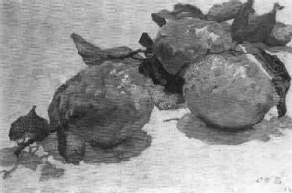 Still Life With Lemons by Co (Jacobus Ahazuerus) Breman