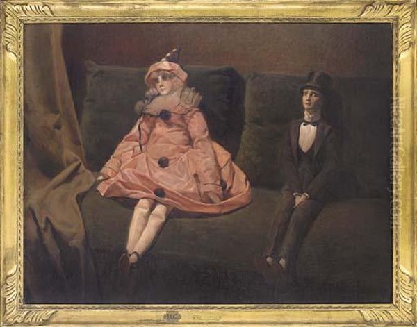 The Ventriloquist's Couch Oil Painting by Paul-Joseph Alizard