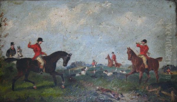 Hunting Scenes Oil Painting by Herny Jr Alken