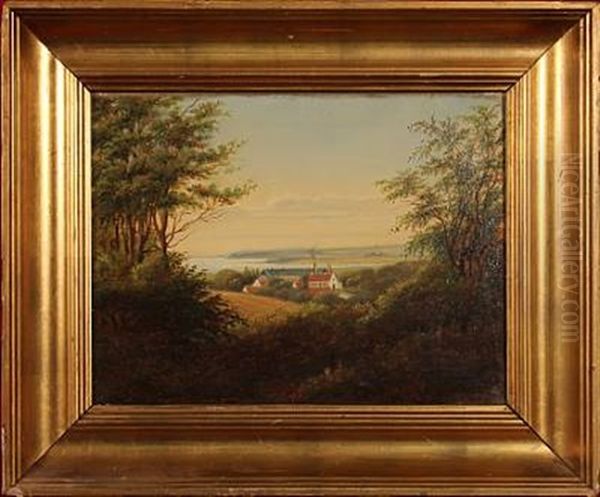 Maleri Fra Frederiksvaerk Oil Painting by Thorald Brendstrup