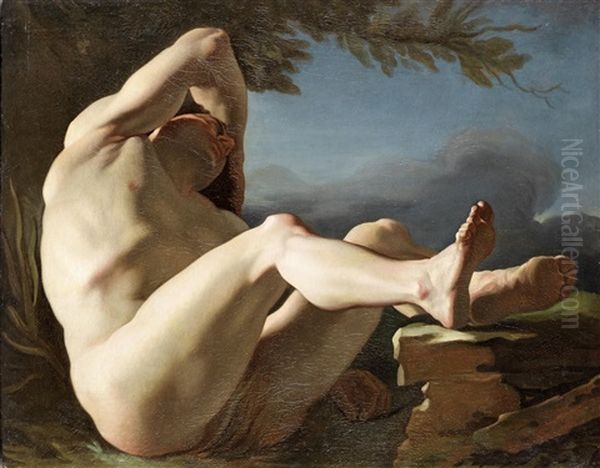 The Sleep Of Endymion Oil Painting by Nicolas Guy Brenet