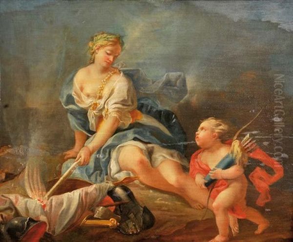 Allegorie De La Paix Oil Painting by Nicolas Guy Brenet