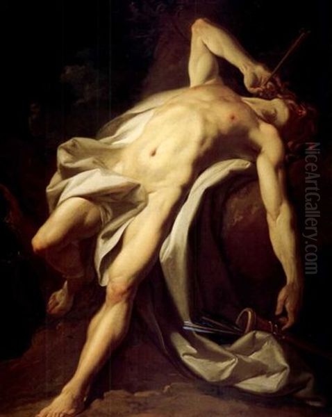 Death Of Orion Oil Painting by Nicolas Guy Brenet