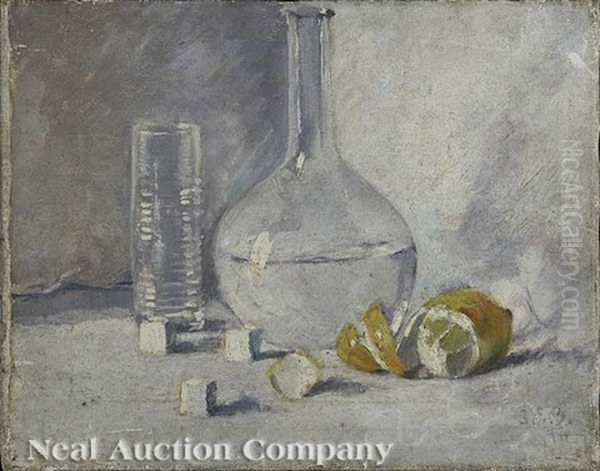 Still Life For Lemonade Oil Painting by Selina Elizabeth Bres