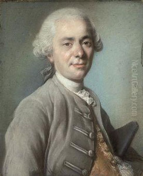 Portrait Of A Gentleman, Probably Of The Froment De Bouaillefamily Oil Painting by Pierre Allais