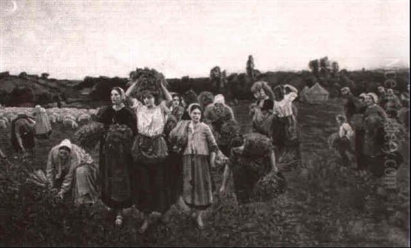 Le Rappel Des Glaneuses by Jules Breton