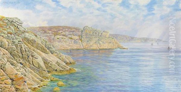 Logan Bay Oil Painting by John Brett