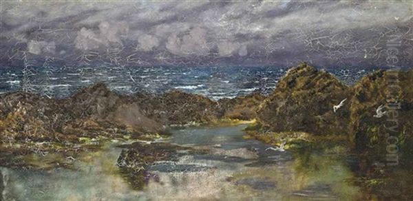 Lull Before The Storm Oil Painting by John Brett