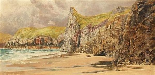 Skrinkle Cove Oil Painting by John Brett