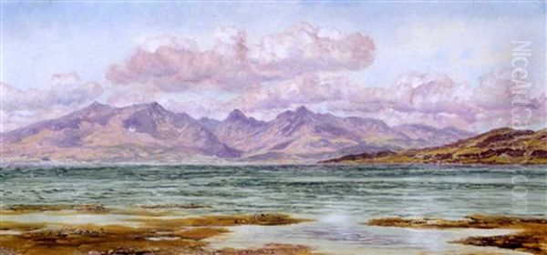 The Coast At Garroch Head Oil Painting by John Brett