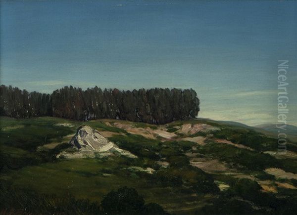 Mission Canyon, Santa Barbar Oil Painting by Henry Joseph Breuer