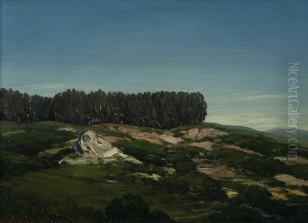 Mission Canyon, Santa Barbara Oil Painting by Henry Joseph Breuer