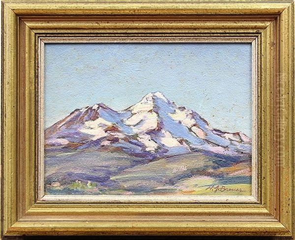 Bishop's Peak Oil Painting by Henry Joseph Breuer