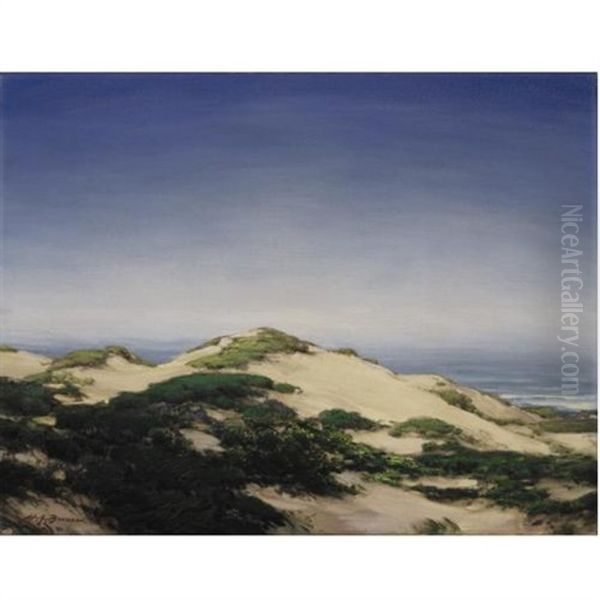 Sand Dunes, Carmel Oil Painting by Henry Joseph Breuer