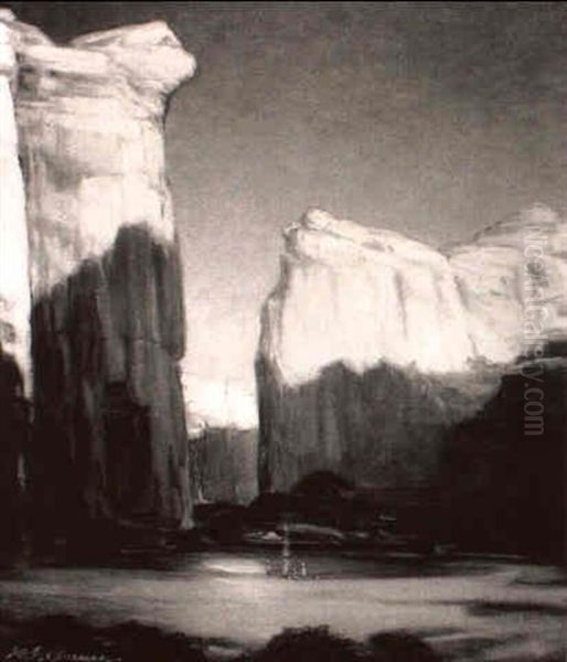 Canyon De Chelly Oil Painting by Henry Joseph Breuer