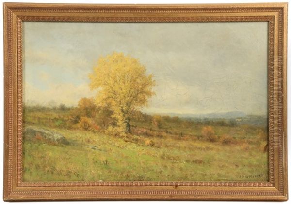 Hudson Valley Summer Landscape Oil Painting by James Renwick Brevoort