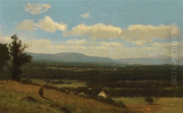 Landscape With Distant Views Oil Painting by James Renwick Brevoort