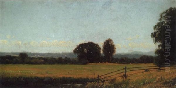 Rockland County Landscape Oil Painting by James Renwick Brevoort