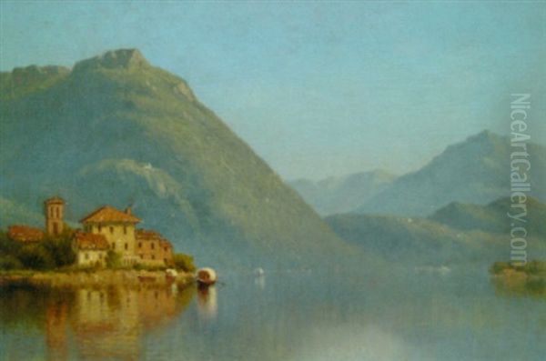 Lake Maggiore, Italy Oil Painting by James Renwick Brevoort