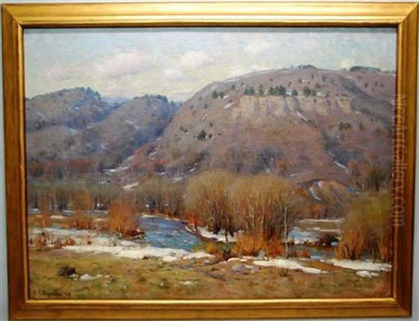 Spring Thaw Oil Painting by Nicholas Richard Brewer