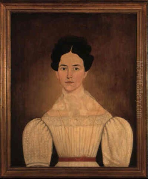 Portrait Of Elizabeth Kendall by John Brewster Jr.