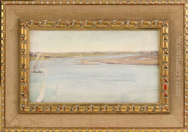 The Nile In Mid-morning Oil Painting by Anna Richards Brewster