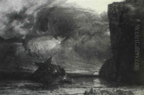 The Last Day Of The Sea Rover Oil Painting by Edward Frederick Brewtnall