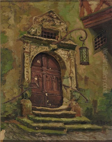 Prachtvolles Renaissance-portal Eines Patrizierhauses Oil Painting by Robert Breyer