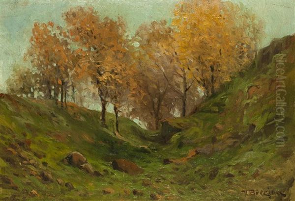 Hohlweg Oil Painting by Vaclav Brezina