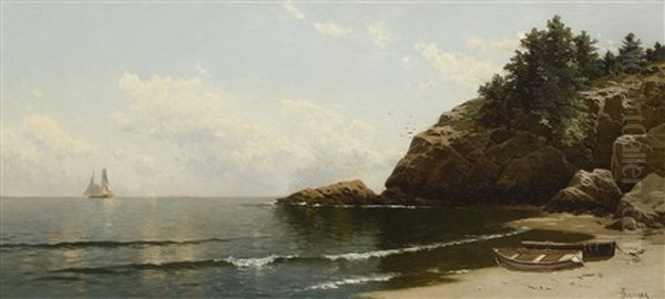 Cliff Island, Maine Oil Painting by Alfred Thompson Bricher