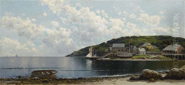 A Summer Day At The Seashore, New England by Alfred Thompson Bricher